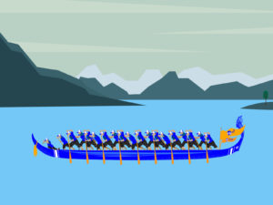 Boating Team Powerpoint Templates