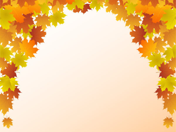 Autumn Leaf Frame Backgrounds | Beige, Black, Border & Frames, Colors ...