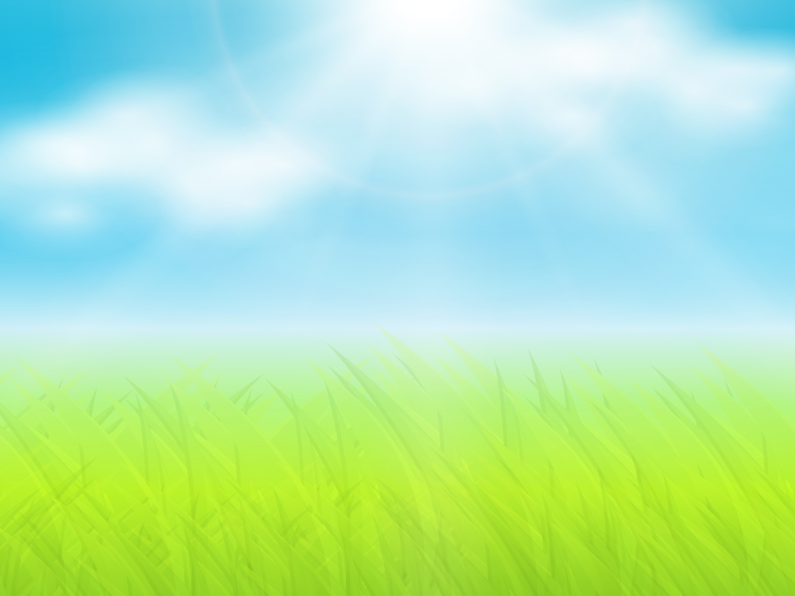 Grass and sun Backgrounds | Blue, Colors, Design, Green, Nature, White,  Yellow Templates | Free PPT Grounds