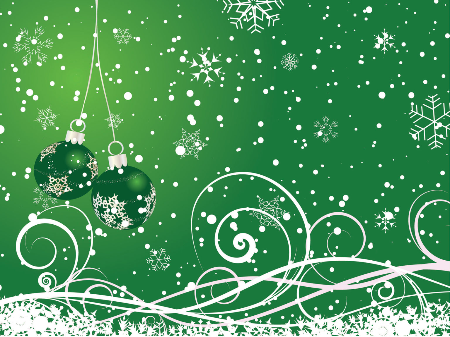 Floral Green Happy New Year for 2013 Backgrounds | Christmas, Green