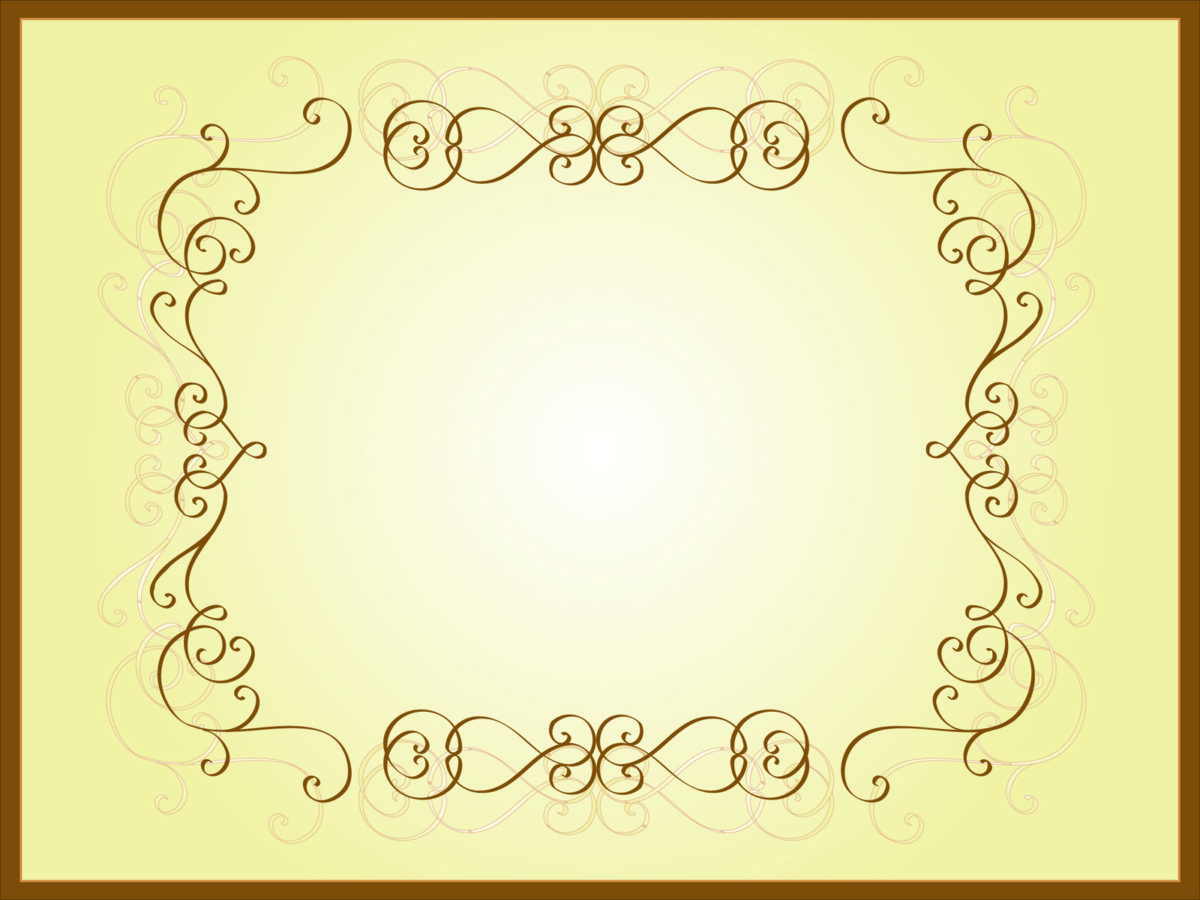 Brown Frame Backgrounds Border And Frames Brown White Yellow Templates Free Ppt Grounds And 5256