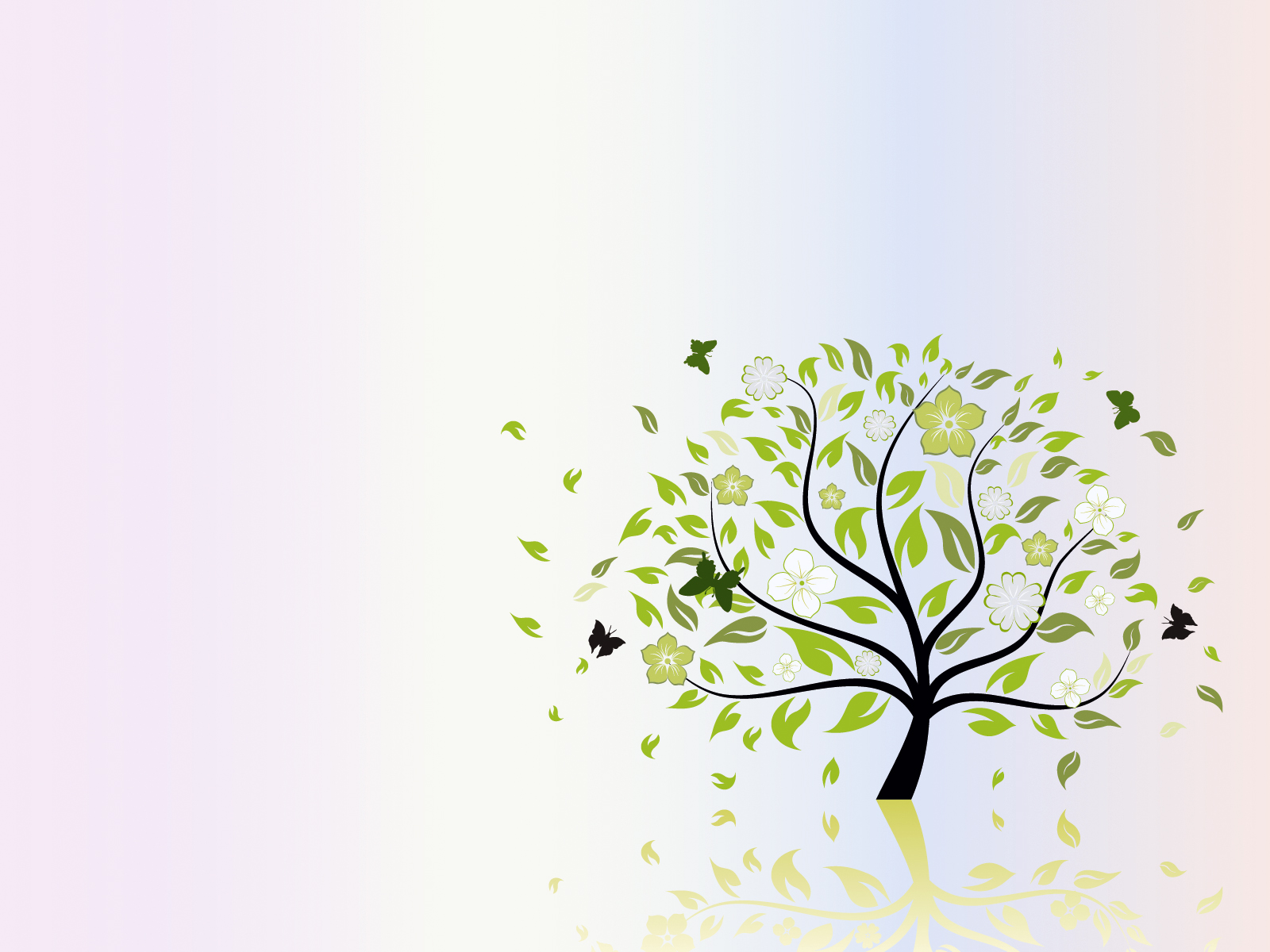 Folio Tree Nature Backgrounds | Green, Nature Templates | Free PPT Grounds