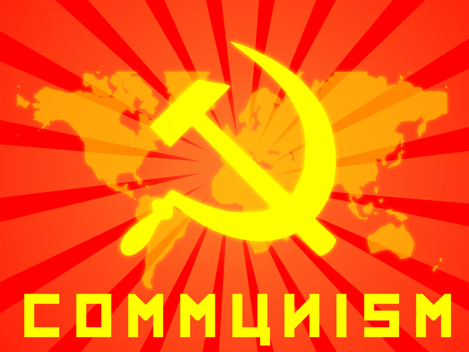 Communism Socialism Backgrounds Educational Powerpoint Red Yellow   Communism Socialism ClipArt PPT Backgrounds 1536x1152 