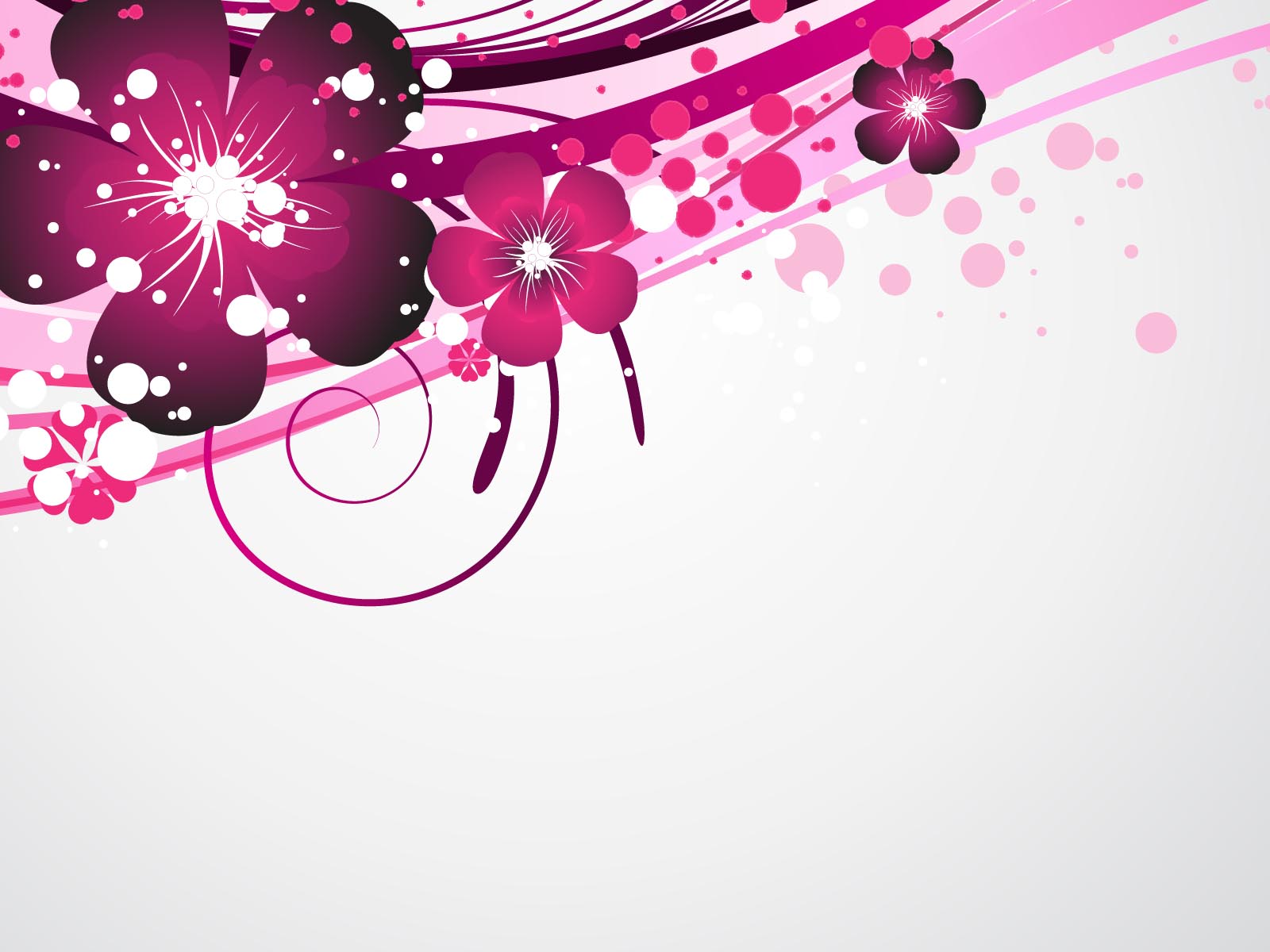 Purple Floral Backgrounds | Design Templates | Free PPT Grounds