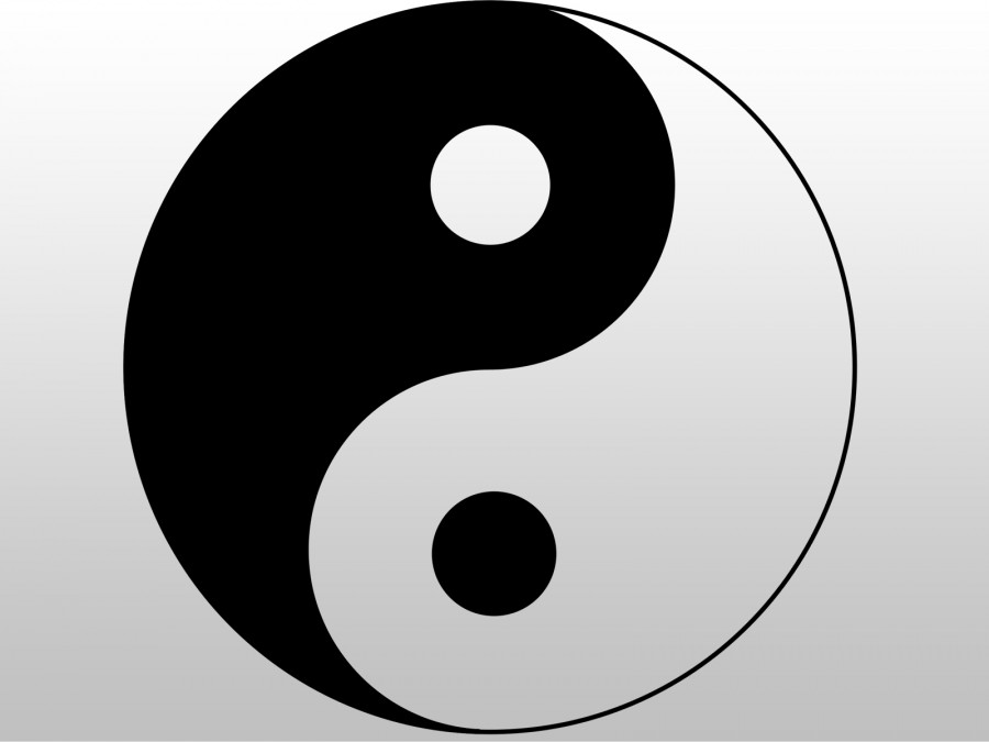 Ying Yang Design Backgrounds Black Design White Templates Free   Ying Yang Design Backgrounds 900x675 