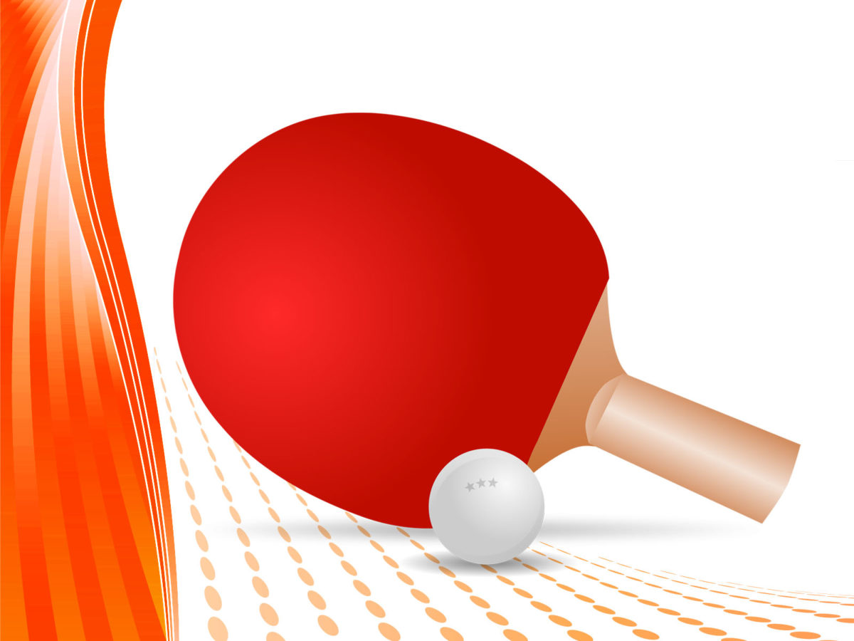 Table Tennis Backgrounds Sports Templates Free PPT Grounds and