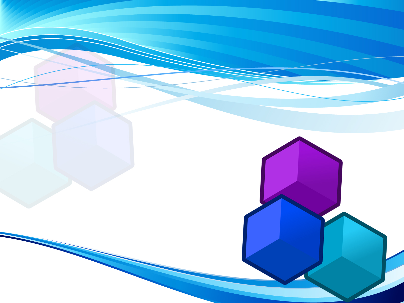  Blue  Cube Backgrounds 3D Blue  Templates  Free PPT  
