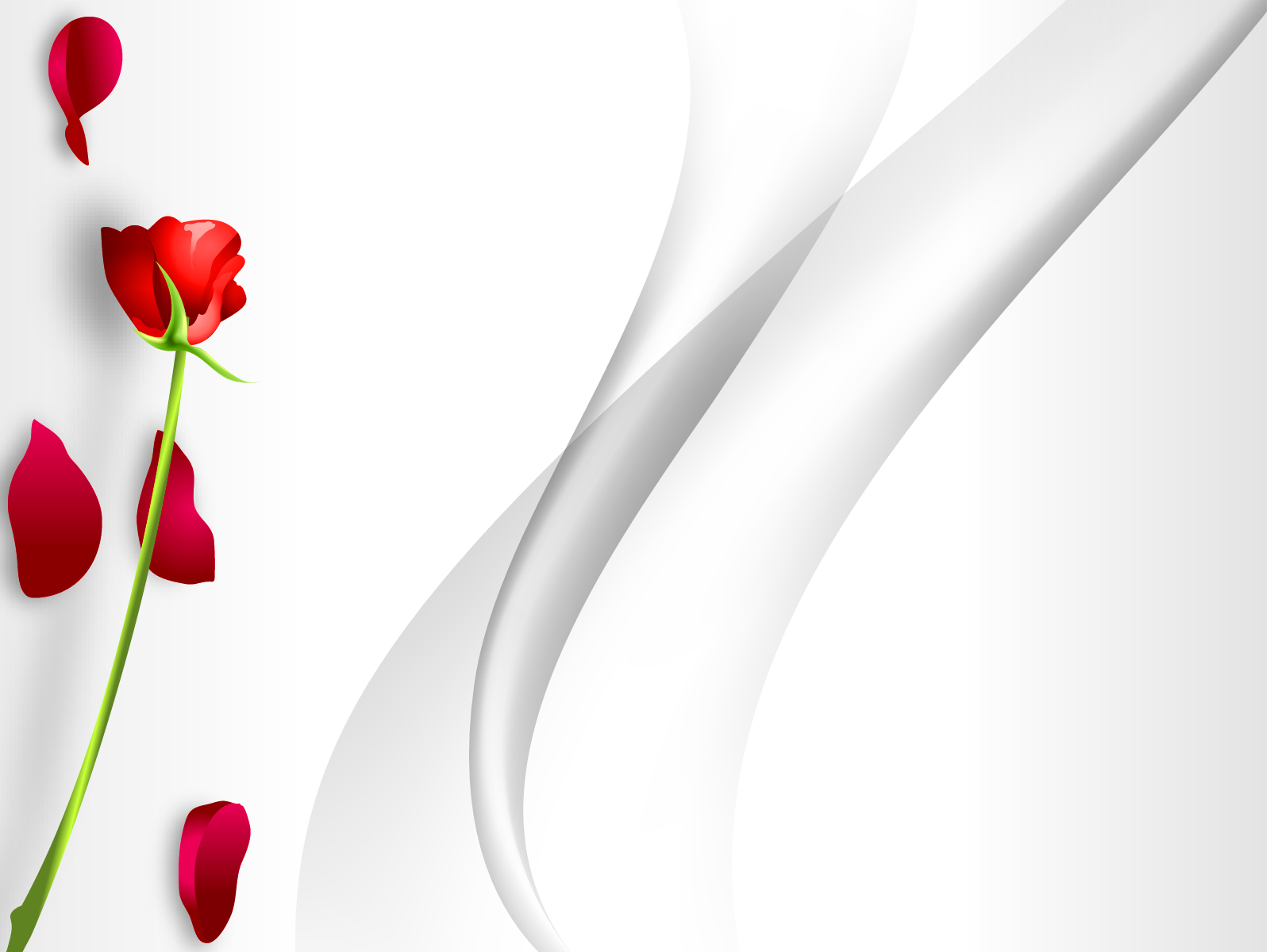 Redrose with Abstract Backgrounds | Flowers, Red Templates | Free PPT  Grounds