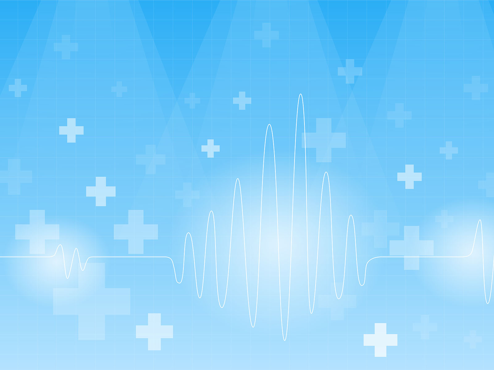 Cardiogram on a blue Backgrounds | Blue, Health, Medical, White Templates |  Free PPT Grounds