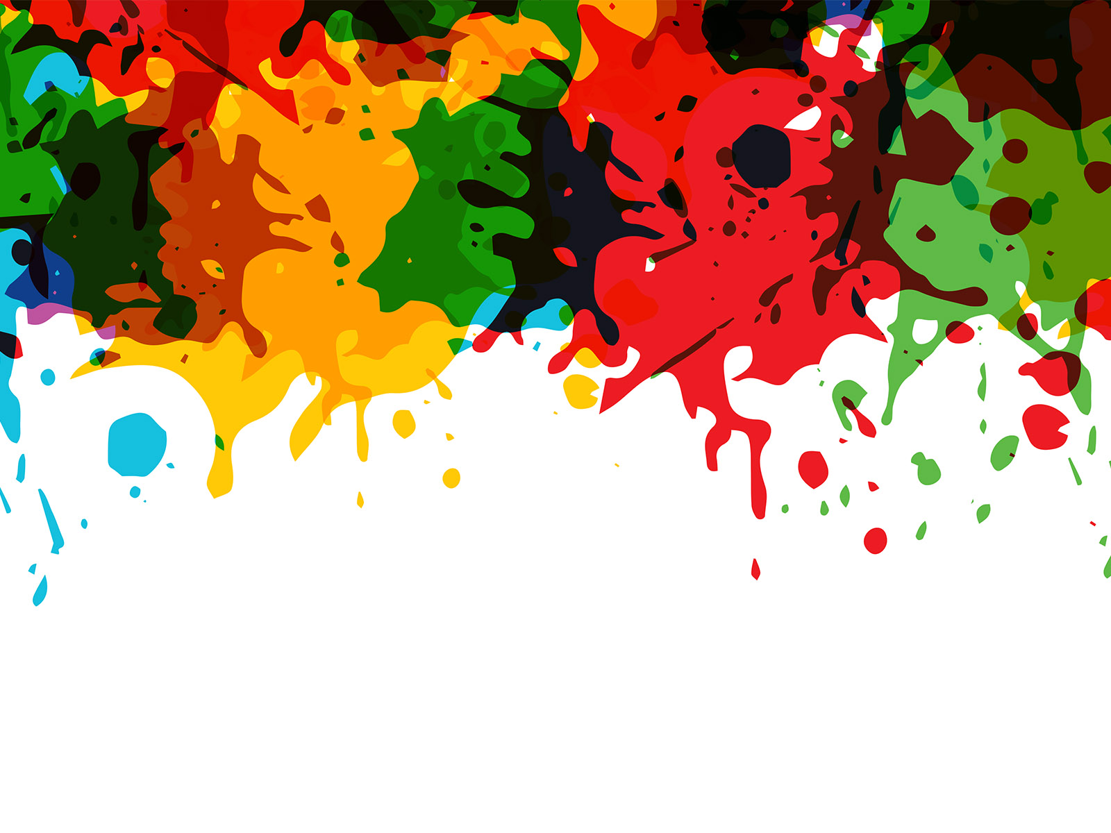 Artistic splashes Backgrounds | 3D, Design Templates | Free PPT Grounds