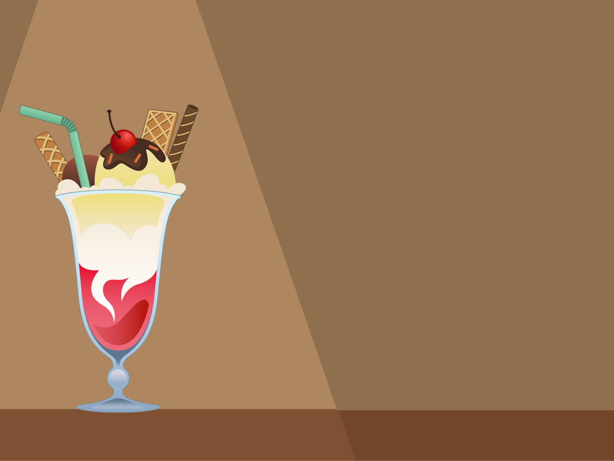 Delicious Ice Cream Backgrounds Brown Foods And Drinks Templates