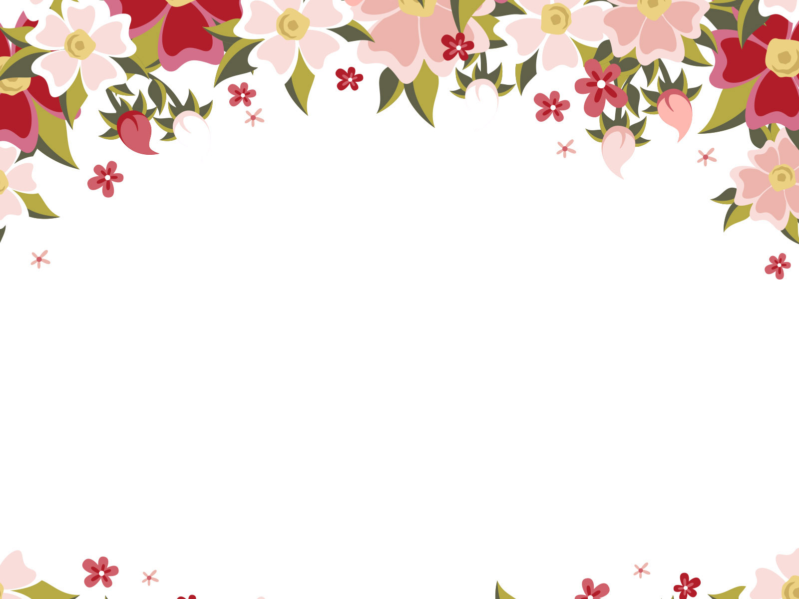 Floral Design Backgrounds | Flowers Templates | Free PPT Grounds