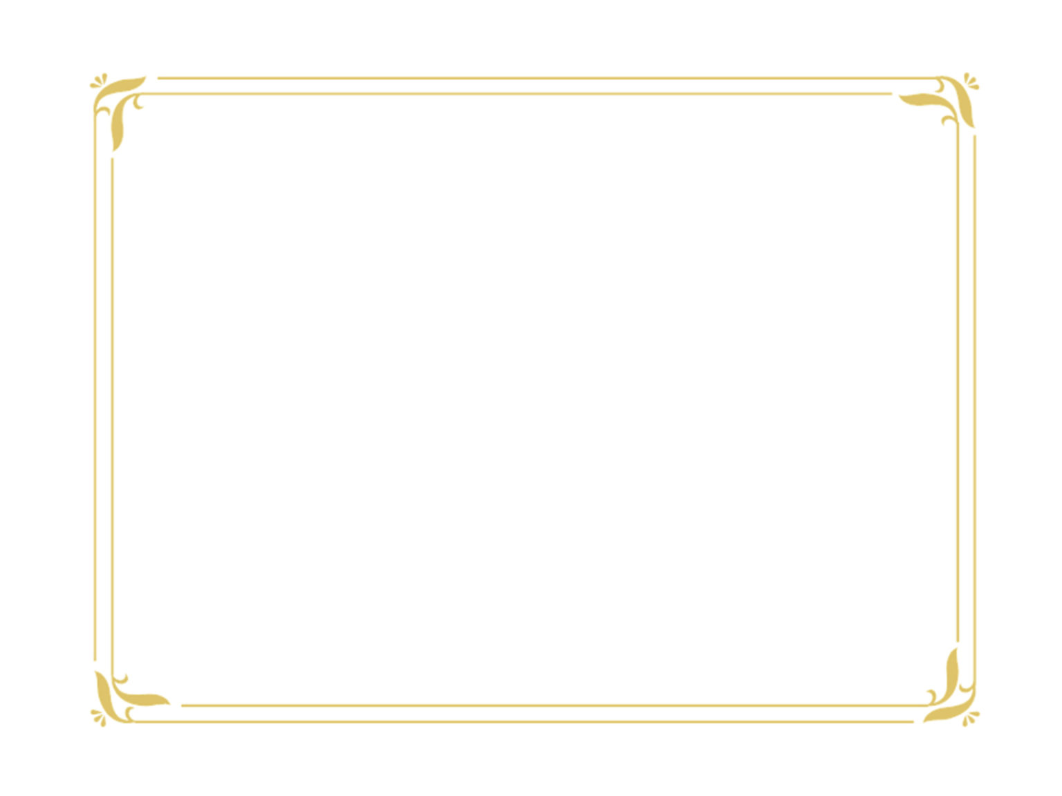 Simple Gold Certificate Backgrounds Border And Frames Templates Free