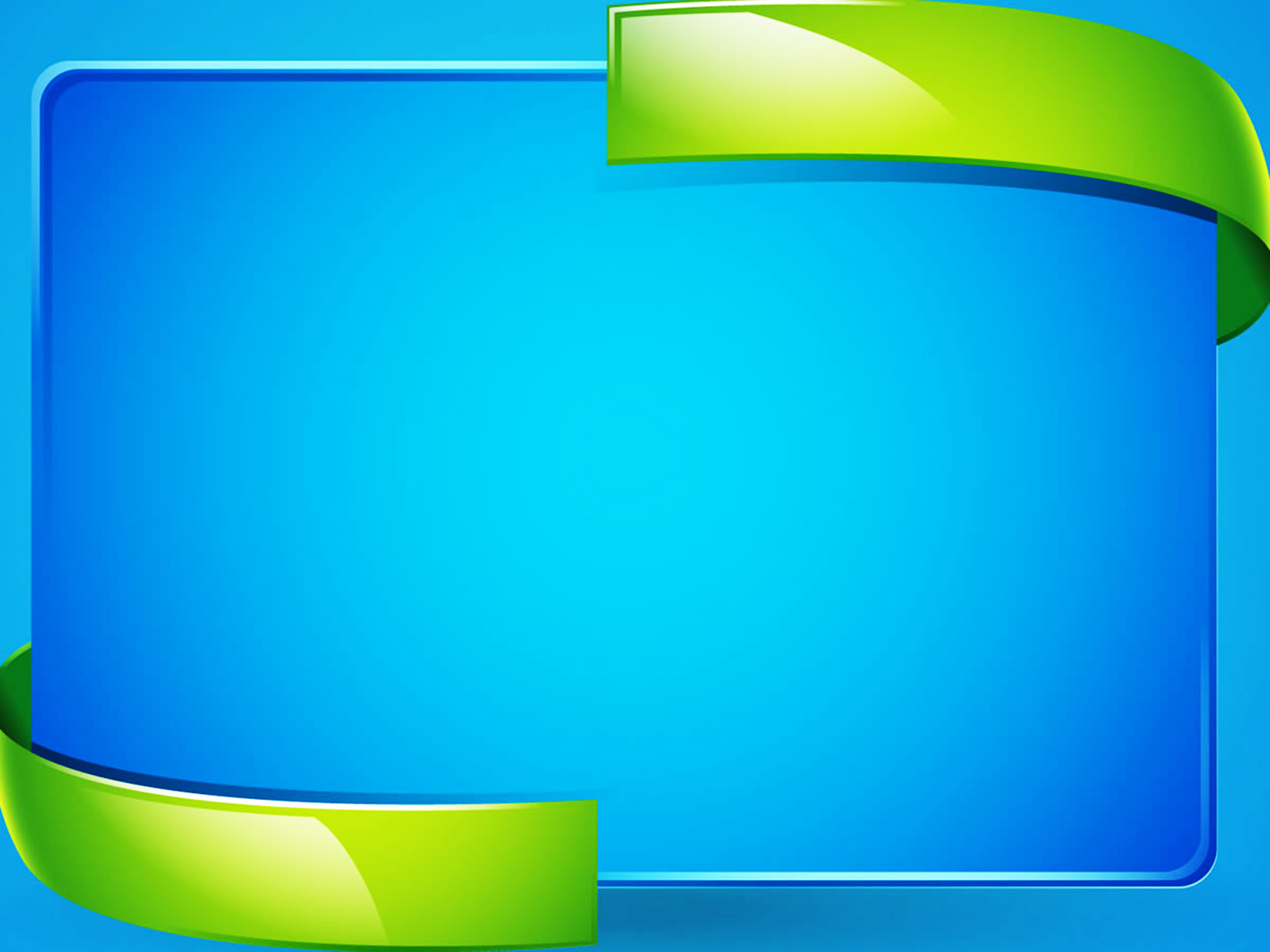 Blue 3D Border Backgrounds | 3D, Blue, Green Templates | Free PPT Grounds